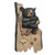 Black Bear Carved Wood Wall Clock