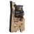 Black Bear Carved Wood Wall Clock