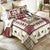 Bear Forest Patchwork Quilt Bed Set - Queen