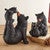 Black Bear Triplets Sculpture