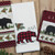 Bear Cabin Buffalo Check Whipstitch Terry Towel
