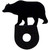 Bear Cabinet Door Silhouette