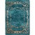 Prairie Scrolls Turquoise Rug - 5 x 8