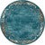 Prairie Scrolls Turquoise Rug - 8 Ft. Round