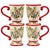 Forest Christmas Mugs - Set of 4
