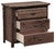 Hickory Espresso 3 Drawer Chest