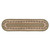 Pinecone & Needles Braided Rug - 2 x 8