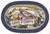 Fishing Adventure Oval Patch Rug