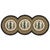 Forest Pines Tri-Circle Table Runner