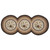 Pinecone & Twigs Tri-Circle Table Runner