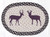 Two Bucks Oval Placemats - Set of 2