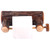 Hickory Wall-Mounted Toilet Paper Holder