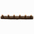 Hickory Wall Coat Rack - 36" with 6 Pegs