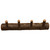 Hickory Wall Coat Rack - 24" with 4 Pegs