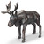 Majestic Forest Moose Sculpture