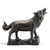 Midnight Forest Wolf Sculpture