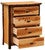 Hickory 4 Drawer Chest