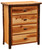 Hickory 4 Drawer Chest Hickory 4 Drawer Chest