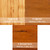 Hickory 3 Drawer Chest