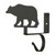 Bear Curtain Shelf Brackets Pair