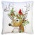 Deer & Cardinal Indoor/Outdoor Pillow