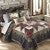 Evergreen Cardinals Quilt Bed Set - King