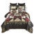 Evergreen Cardinals Quilt Bed Set - Queen