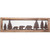 Bear Family Metal & Wood Wall Art