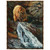 Bear Fishing Framed Canvas