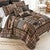 Mountain Shadow Lodge Quilt Bed Set - Queen