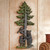 Bear & Pine Tree Wall Hanging