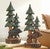 Bear & Pine Tree Sculpture