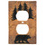 Bear Forest Stone Outlet Cover