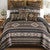 Highland Diamonds Southwest Quilt Bed Set - King