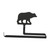 Bear Horizontal Wall Mount Paper Towel Holder