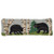 Bear in the Woods Hooked Wool Pillow