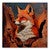 Red Wood Fox Canvas