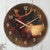 Rustic Elk Wall Clock