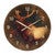 Rustic Elk Wall Clock