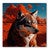 Red Rock Wolf Canvas