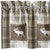 Elk Calls Plaid Valance