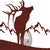 Rustic Elk Night Light