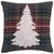Multi Plaid Tree Pillow