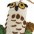 Barn Owl Felt Ornaments - Set of 4