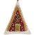 Cozy A-Frame Felt Ornaments - Set of 4