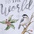 Frosty Chickadee Dishtowels - Set of 4
