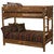 Appalachian Lodge Queen Bunk Bed - Ladder Left