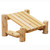Unfinished Voyageur Adirondack Ottoman