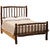 Hickory Traditional Log Bed - Full