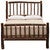 Hickory Traditional Log Bed - Full